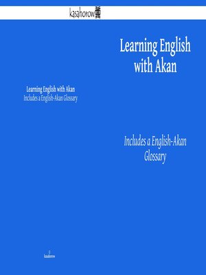 cover image of Learning English with Akan
